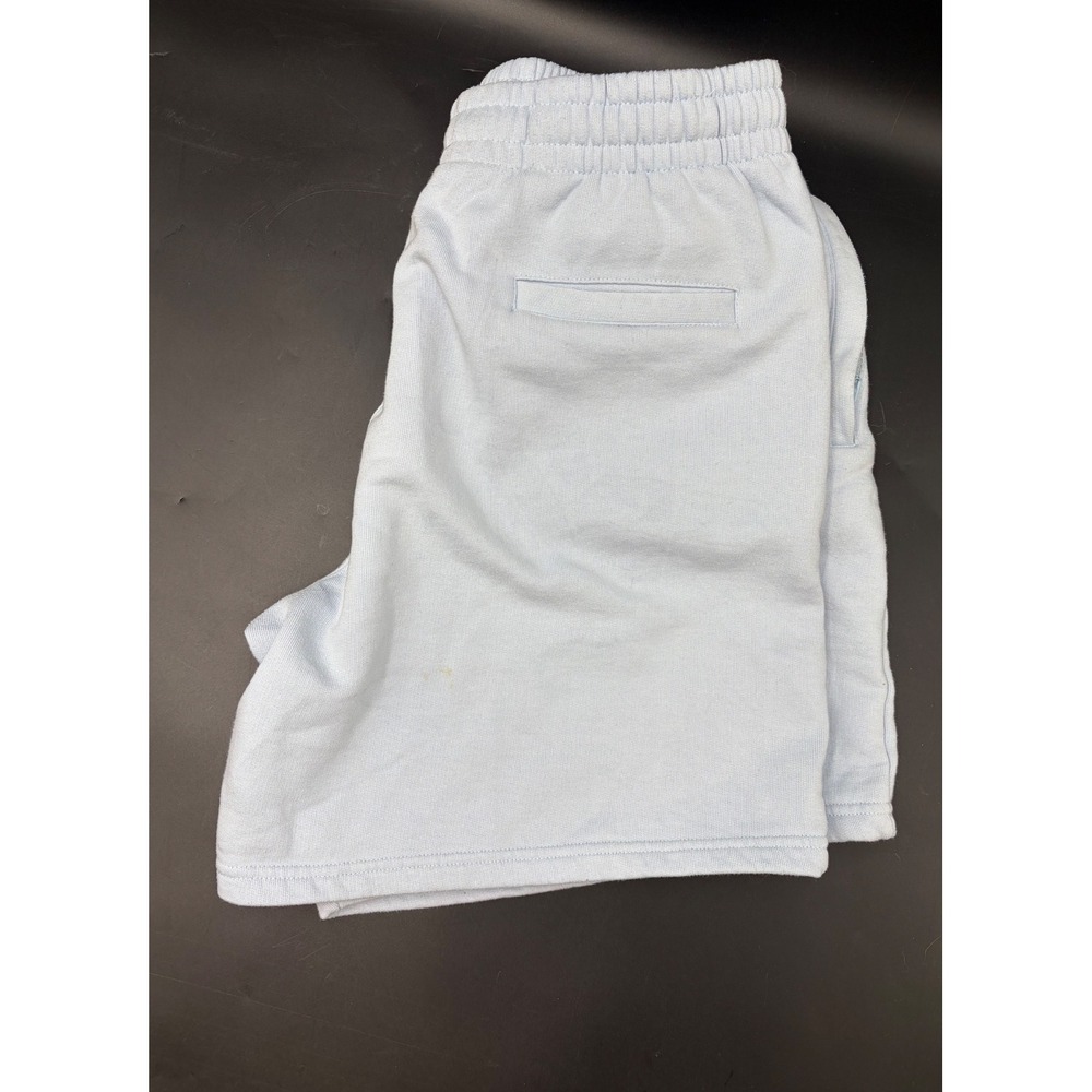Bonkers Corner Authentic Blue Fleece Sweat Shorts Mens Large Zipper Pockets - Picture 6 of 7